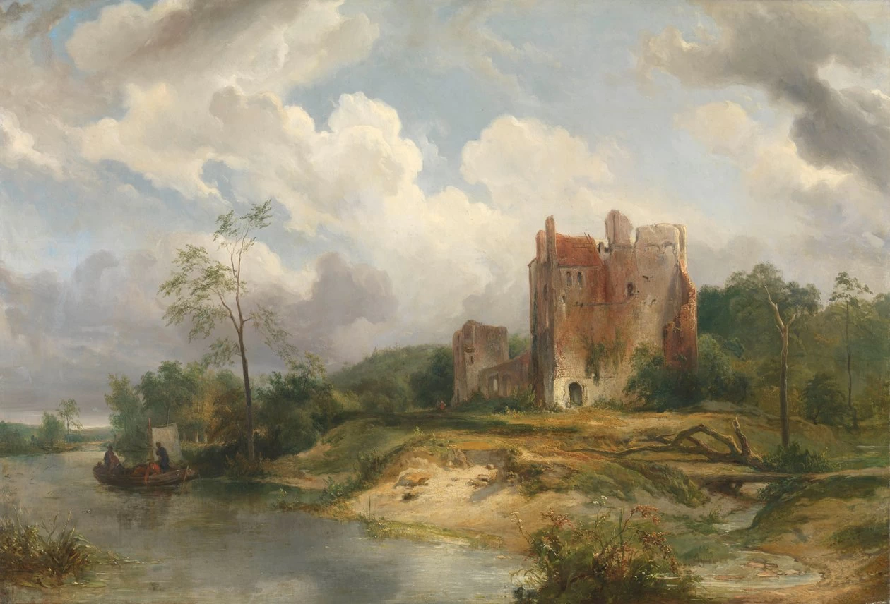 Paesaggio fluviale con rovina - Rijksmuseum Amsterdam